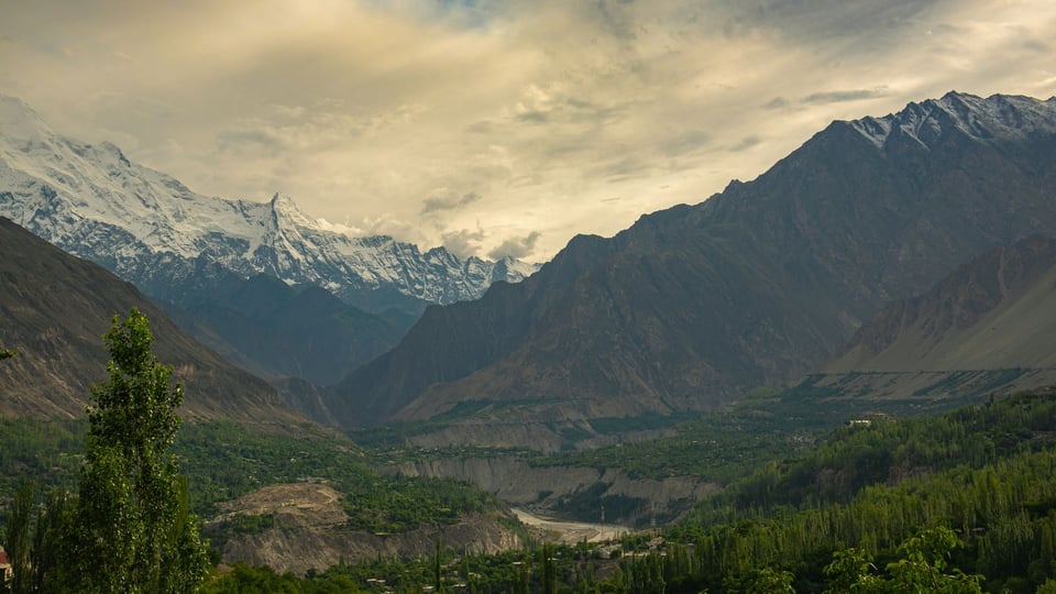 Hunza valley landscape